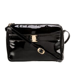 Salvatore Ferragamo Patent Leather Shoulder Bag